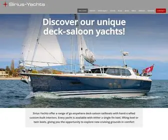 Sirius-Yachts.com(Cruising sailboats) Screenshot