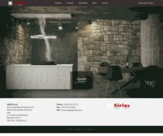 Siriuscappe.com(Sirius Range Hoods) Screenshot
