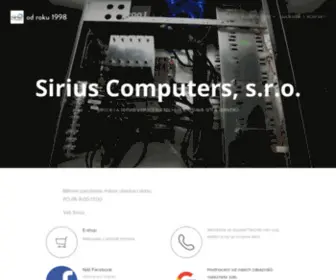 Sirius.cz(Sirius Computers) Screenshot