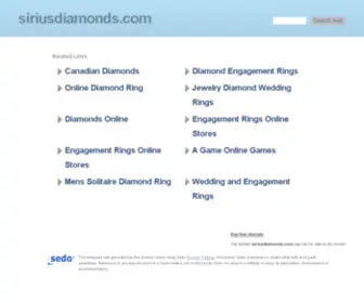 Siriusdiamonds.com(Siriusdiamonds) Screenshot