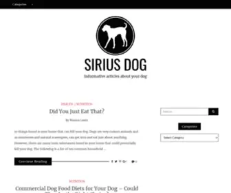 Siriusdog.com(SIRIUS DOG) Screenshot