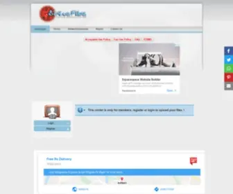 Siriusfiles.com(Cloud File Storege Website) Screenshot