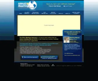 Siriusmeetings.com(Sirius Meetings) Screenshot