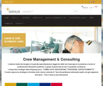 Siriusship.com(Sirius Ship Management) Screenshot