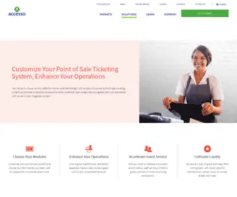 Siriusware.com(Accesso Technology Group accesso Siriusware Point of Sale Ticketing) Screenshot