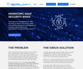 Siriux.tech(Siriux Security Technologies) Screenshot