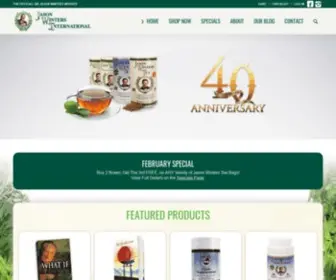 Sirjasonwinters.com(Sir Jason Winters Herbal Teas and Supplements) Screenshot