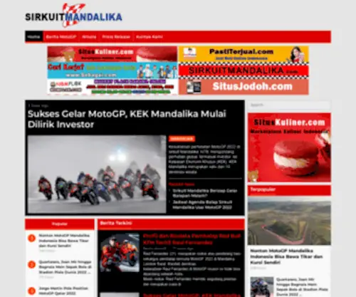 Sirkuitmandalika.com(Sirkuitmandalika) Screenshot