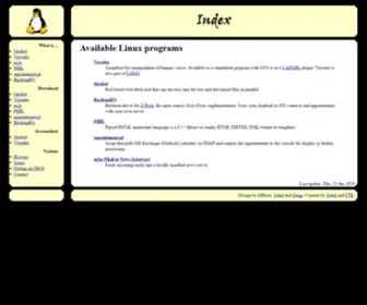 Sirlab.de(Linux // Index) Screenshot