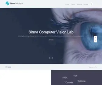 Sirmasolutions.com(Custom tailored software solutions) Screenshot