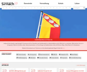 Sirnach.ch(Willkommen in Sirnach) Screenshot