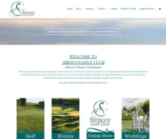 Sirocco.ca(Sirocco Golf Club) Screenshot