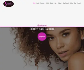 Sirodshairgallery.com(Bowie Home) Screenshot