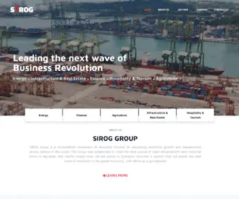 Siroggroup.com(SIROG) Screenshot