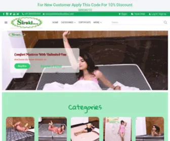 Sirokibondmattress.com(Siroki Bond Mattress) Screenshot