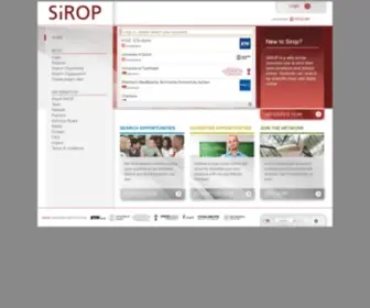 Sirop.org(Students Searching Theses and Research Projects) Screenshot
