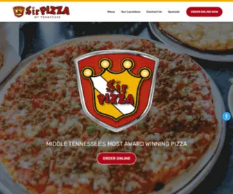 Sirpizzatn.com(Sir Pizza of Tennessee) Screenshot