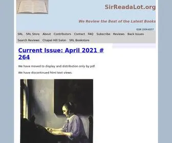 Sirreadalot.org(Sir Read A Lot Reviews Books) Screenshot