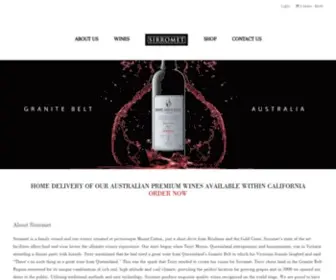 Sirromet.com(Sirromet Wines) Screenshot