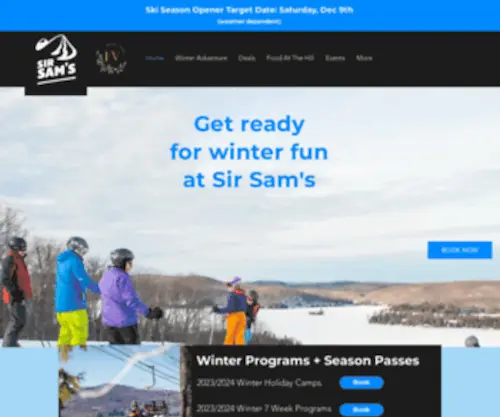 Sirsams.com(Sir Sam's Ski) Screenshot