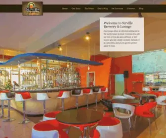 Sirvillebrewery.com(Sirville Brewery & Lounge) Screenshot