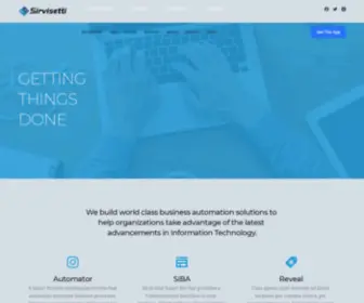 Sirvisetti.com(Smart Bots for Digital Businesses) Screenshot
