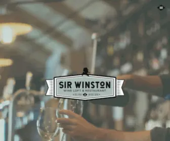 Sirwinstonrestaurant.com(Sir Winston) Screenshot