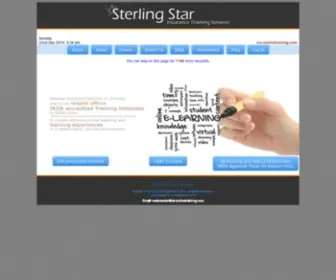 Sis-Onlinetraining.com(STERLINGSTAR INSURANCE TRAINING SERVICES (P) LTD) Screenshot