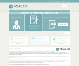 Sisacad.com.br(O SisAcad é um Learning Content Management System) Screenshot
