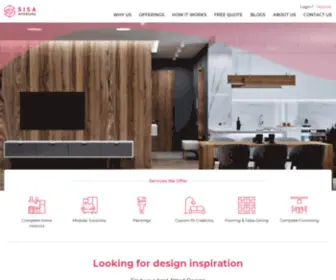 Sisainteriors.com(SISA Interiors) Screenshot