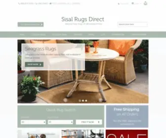 Sisalrugs.com(Sisal Rugs & Carpet at Affordable Prices) Screenshot