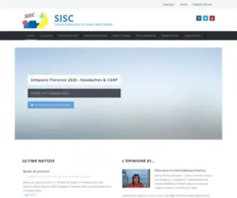 Sisc.it(Società Italiana per lo Studio delle Cefalee) Screenshot