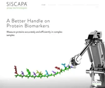 Siscapa.com(SISCAPA Assay Technologies) Screenshot