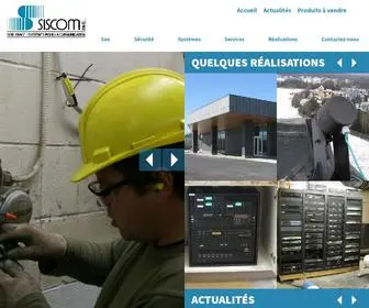 Siscom.ca(Sonorisation et installation d') Screenshot