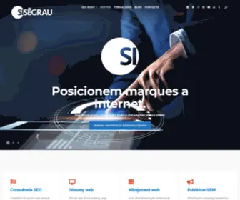 Sisegrau.com(Agència de Marketing Online i formació a Andorra. Serveis) Screenshot