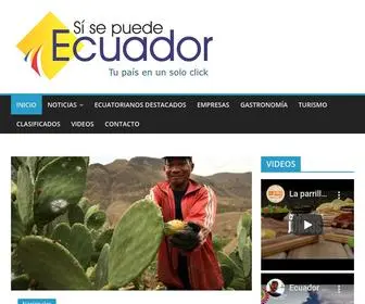 Sisepuedeecuador.com(Si se puede Ecuador) Screenshot