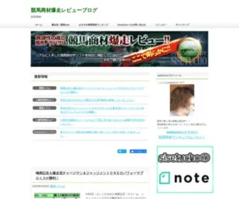 Sisetucho.com(競馬商材) Screenshot