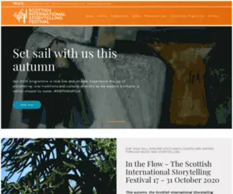 Sisf.org.uk(Scottish International Storytelling Festival) Screenshot