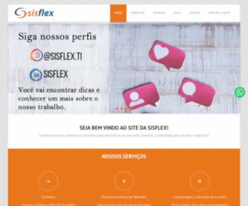 Sisflex.com.br(Soluções) Screenshot