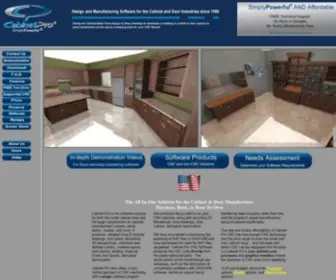 Siskiyouproducts.com(Cabinet making design software for cabinetry and woodworking) Screenshot