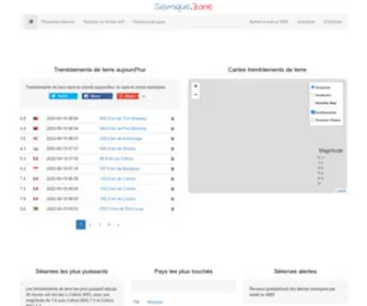Sismique.zone(Les tremblements de terre) Screenshot