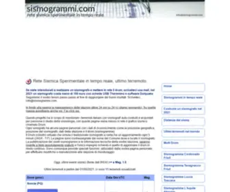 Sismogrammi.com(Sismografi on line) Screenshot