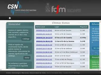 Sismologia.cl(Centro) Screenshot