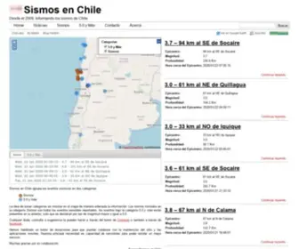 Sismos.cl(Sismos en Chile) Screenshot