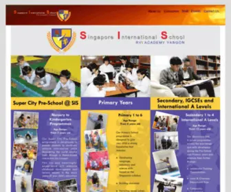 Sismyanmar.com(Singapore International School Yangon) Screenshot