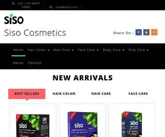 Siso.co.in(Siso Cosmetics) Screenshot