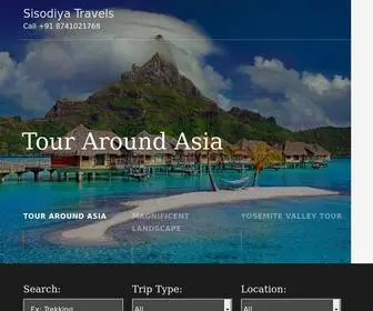 Sisodiyatravels.in(Sisodiya Tour & Travels in Delhi) Screenshot