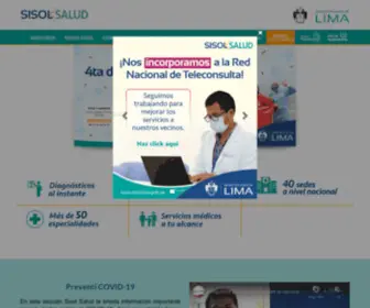 Sisol.gob.pe(SISOL Salud) Screenshot