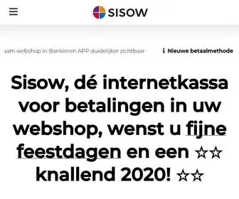 Sisow.nl(Sisow is een Payment Service Provider van het eerste uur. Onze internetkassa) Screenshot
