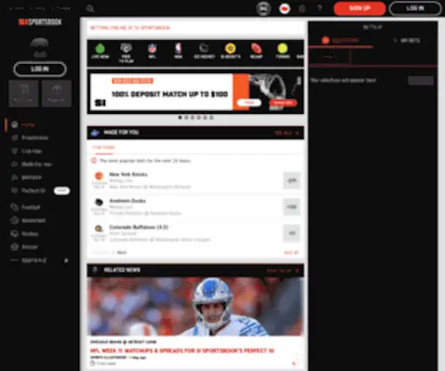 Sisportsbook.com Screenshot